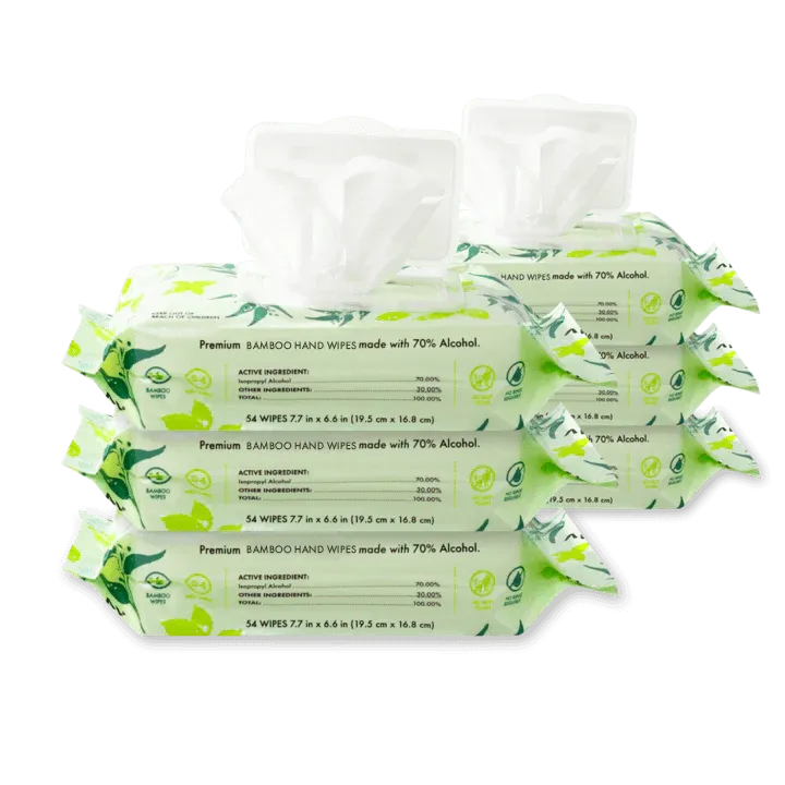 6 Pack - Eucalyptus Hand Wipes