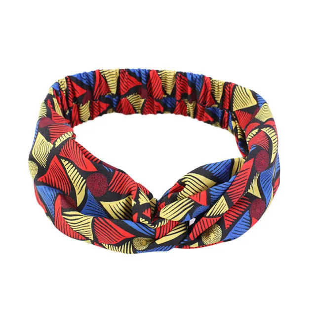 African Print Stretch Bandana Head Wrap Floral Ankara Dashiki Women