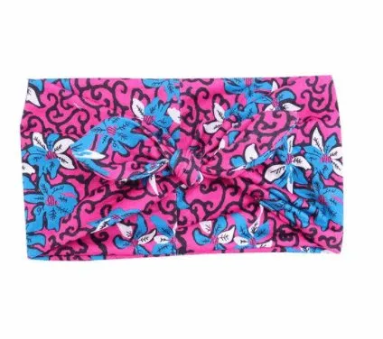 African Print Stretch Bandana Head Wrap Floral Ankara Dashiki Women