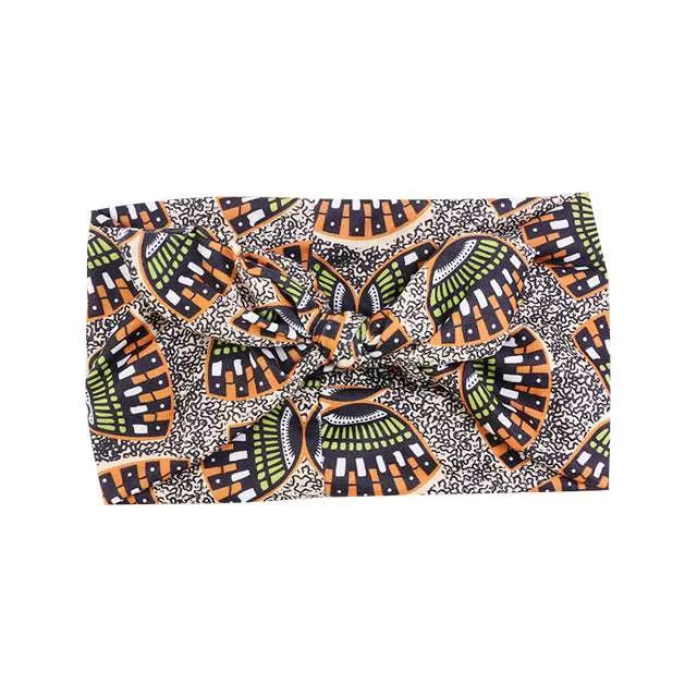 African Print Stretch Bandana Head Wrap Floral Ankara Dashiki Women