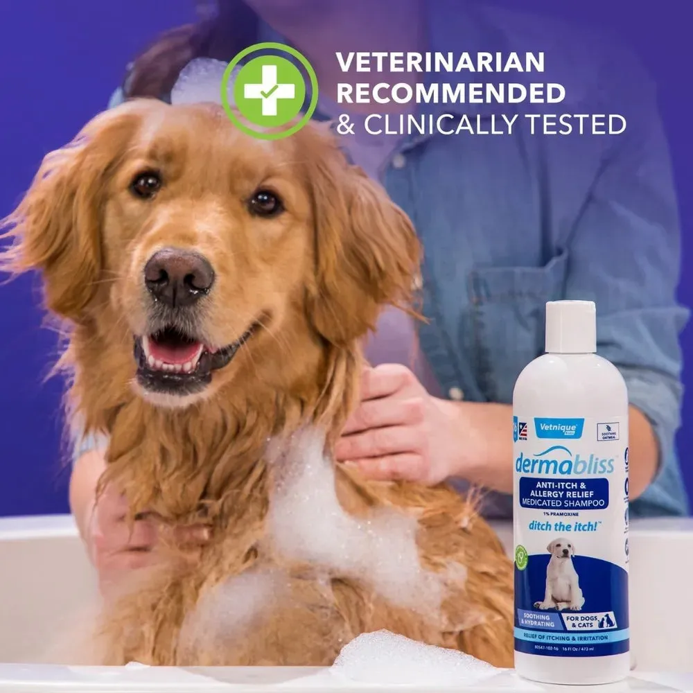 Anti-Itch & Allergy Relief Medicated Pet Shampoo