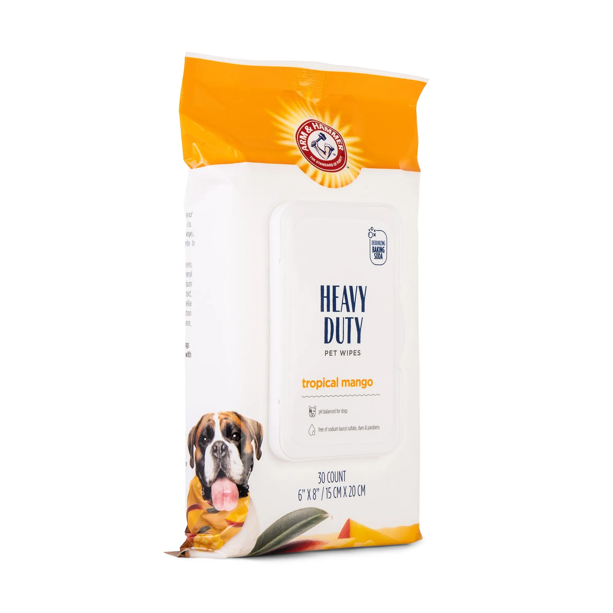 Arm and Hammer Heavy Duty Pet Wipes Mango