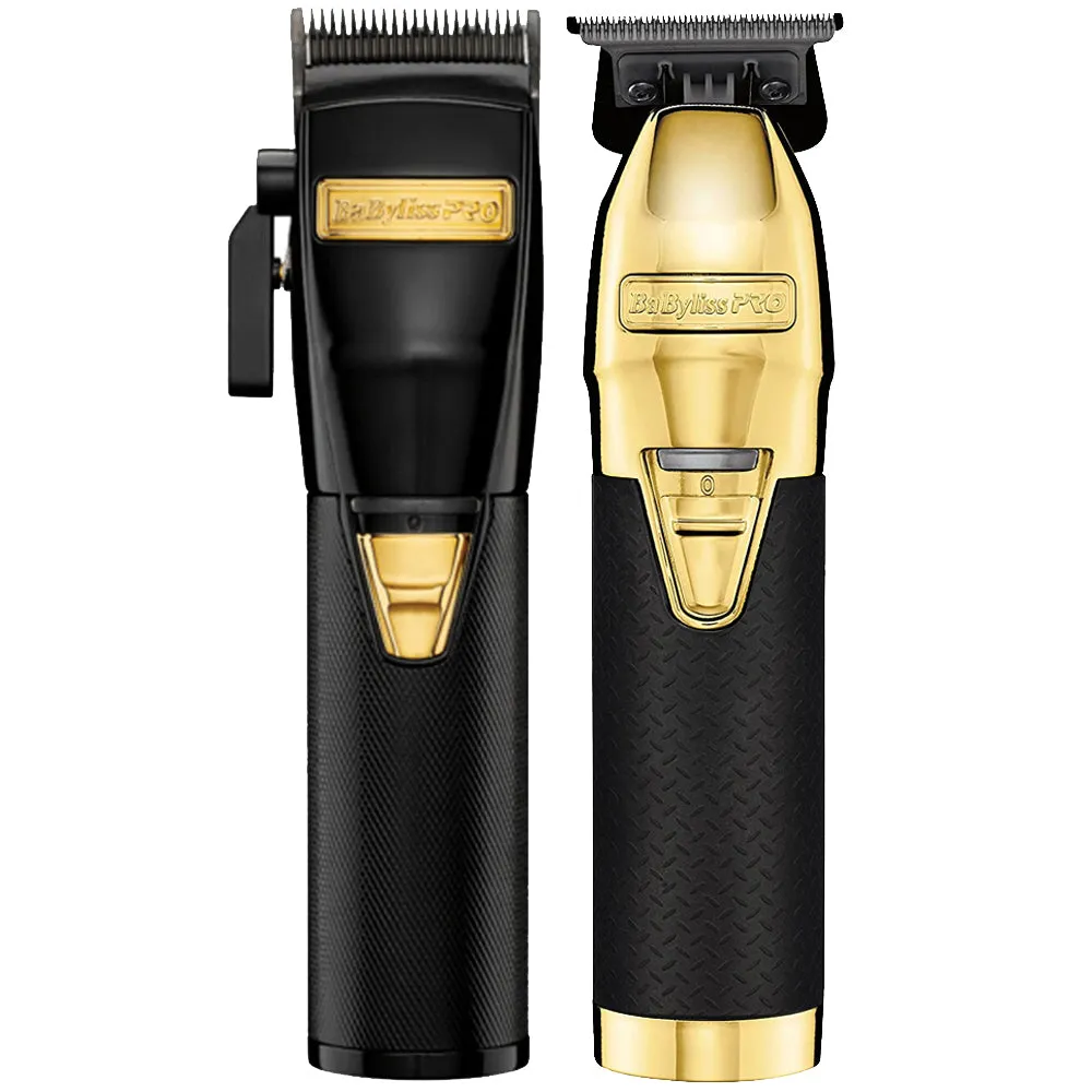 BaByliss PRO Gold FX Boost   Metal Outlining Trimmer FX787GBP   Cordless Clipper FX870BN