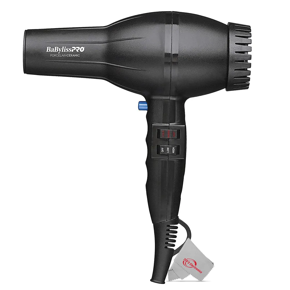 BaBylissPRO Barber Combo FOILFX02 Double Foil Shaver   2000w Porcelain Ceramic Hair Dryer