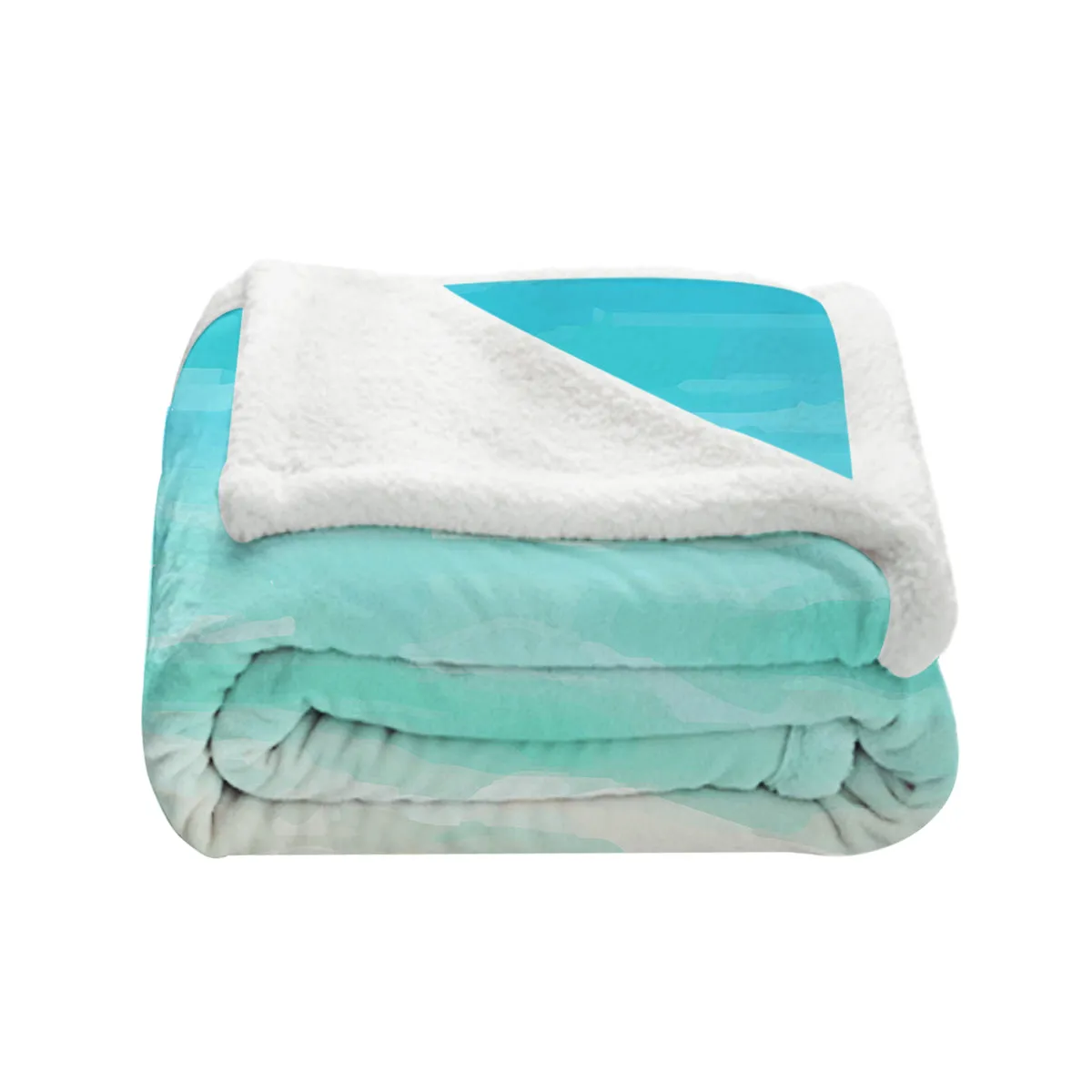 Beach Colours Soft Sherpa Blanket