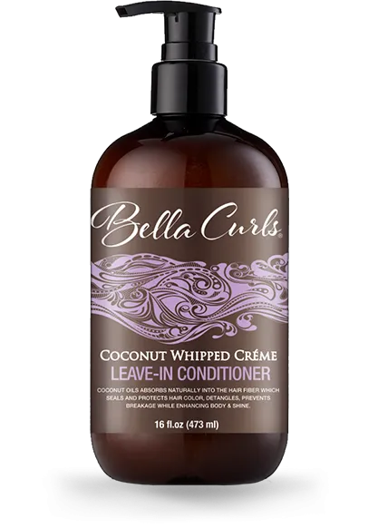 Bella Curls Coconut Whipped Crème Leave-in Conditioner 16oz