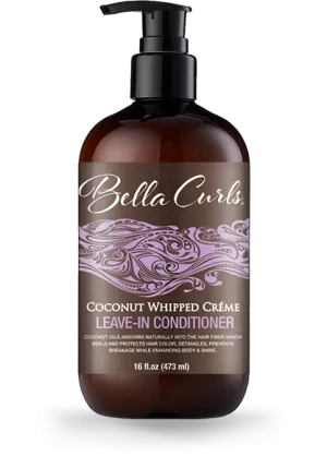 Bella Curls Coconut Whipped Crème Leave-in Conditioner 16oz