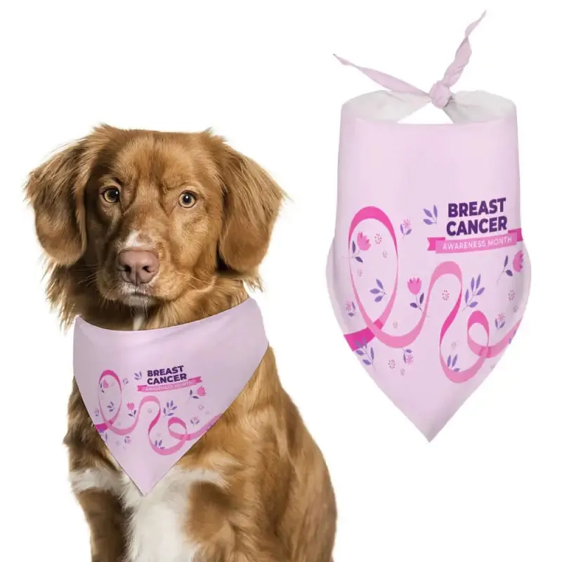 Breast Cancer Awareness Pet Bandana