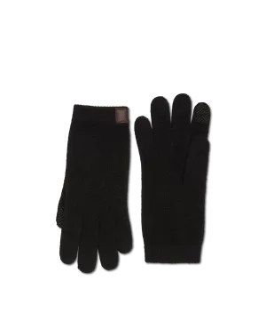 Cashmere Tech Gloves :: Black