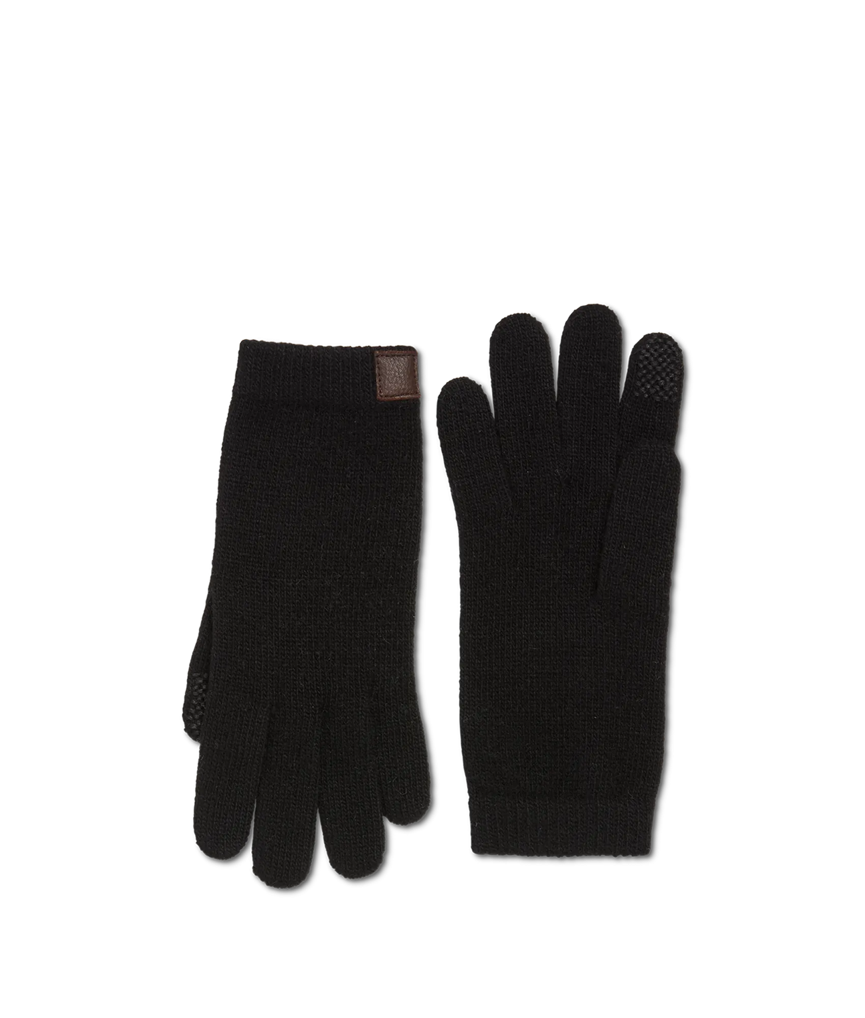 Cashmere Tech Gloves :: Black