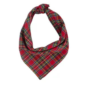 cider plaid dog bandana