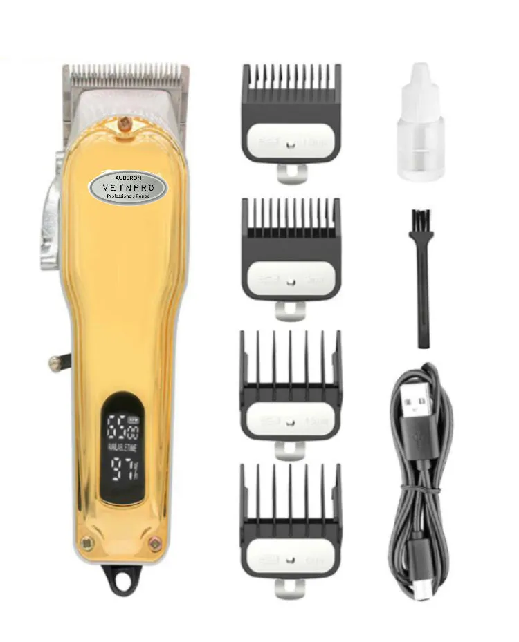 Dog Groomer Pro Range Clipper Digital Display Cordless 300mins Work Time