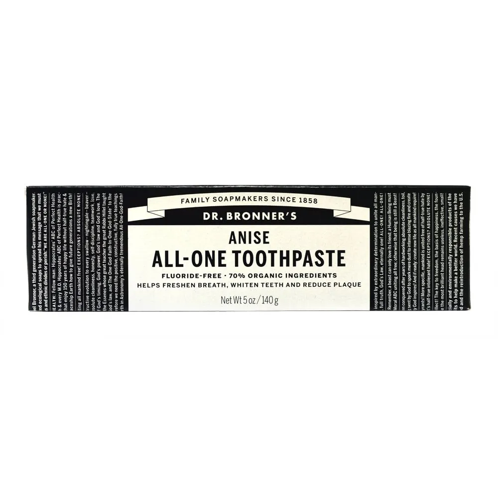 Dr. Bronner's Anise All-One Toothpaste