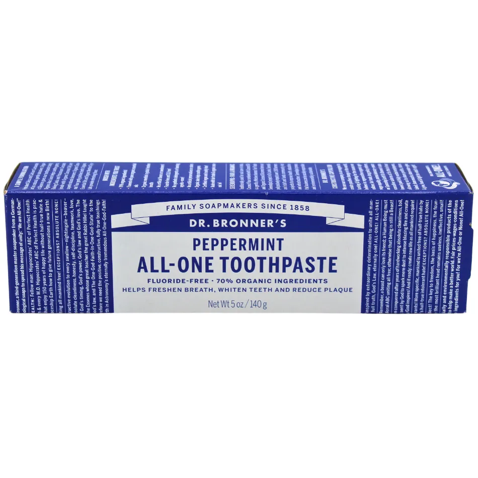 Dr. Bronner's Toothpaste Peppermint 5oz