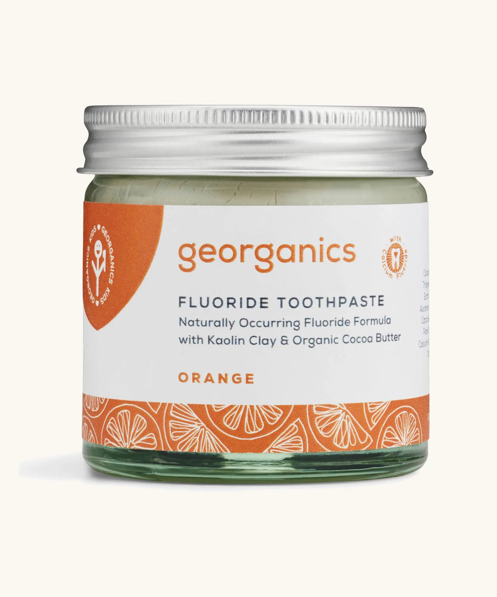 Georganics Fluoride Toothpaste - Orange