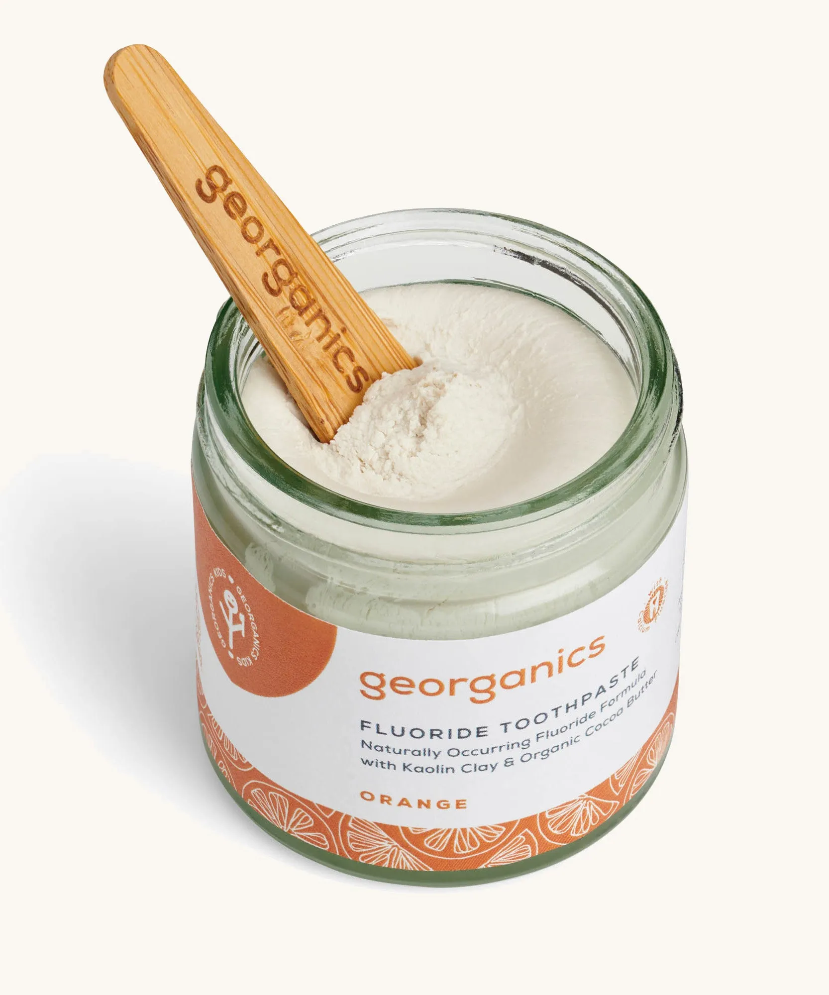 Georganics Fluoride Toothpaste - Orange