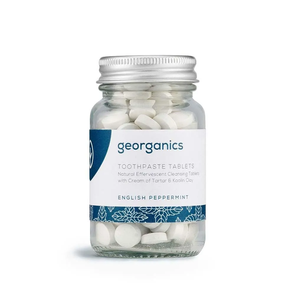 Georganics Toothpaste Tablets - English Peppermint