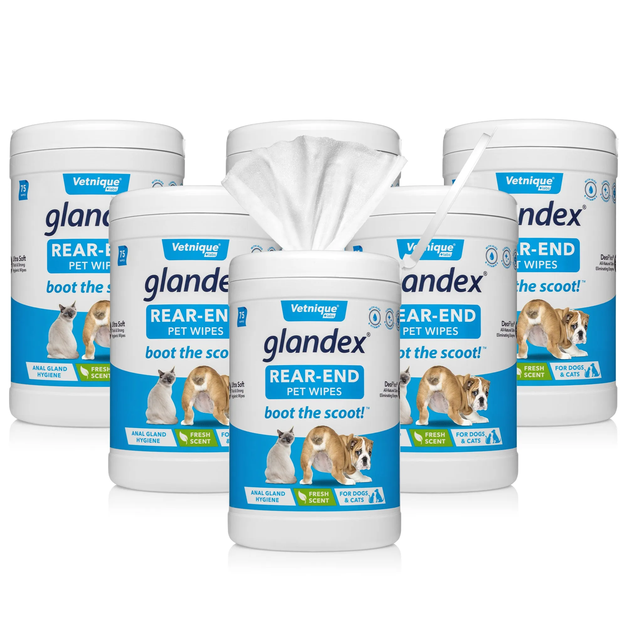 Glandex® Anal Gland Hygienic Pet Wipes