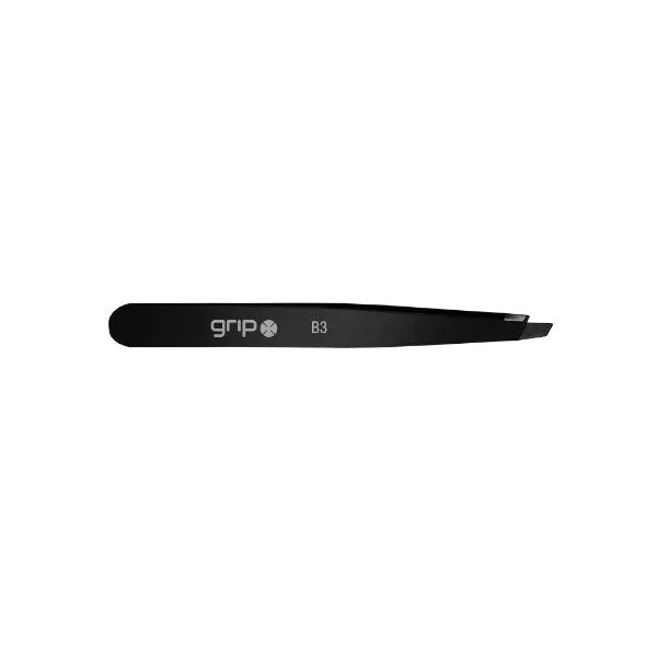 GRIP Tweezer - Claw Slanted Tip - Matte Black