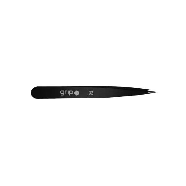 GRIP Tweezer - Pointed Tip - Matte Black