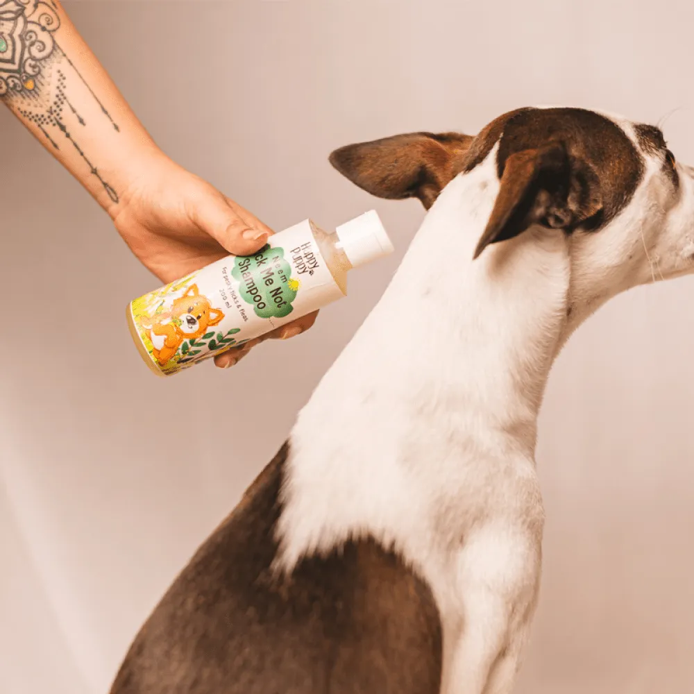 Happy Puppy Organic Tick Me Not Shampoo Neem for Dogs and Cats