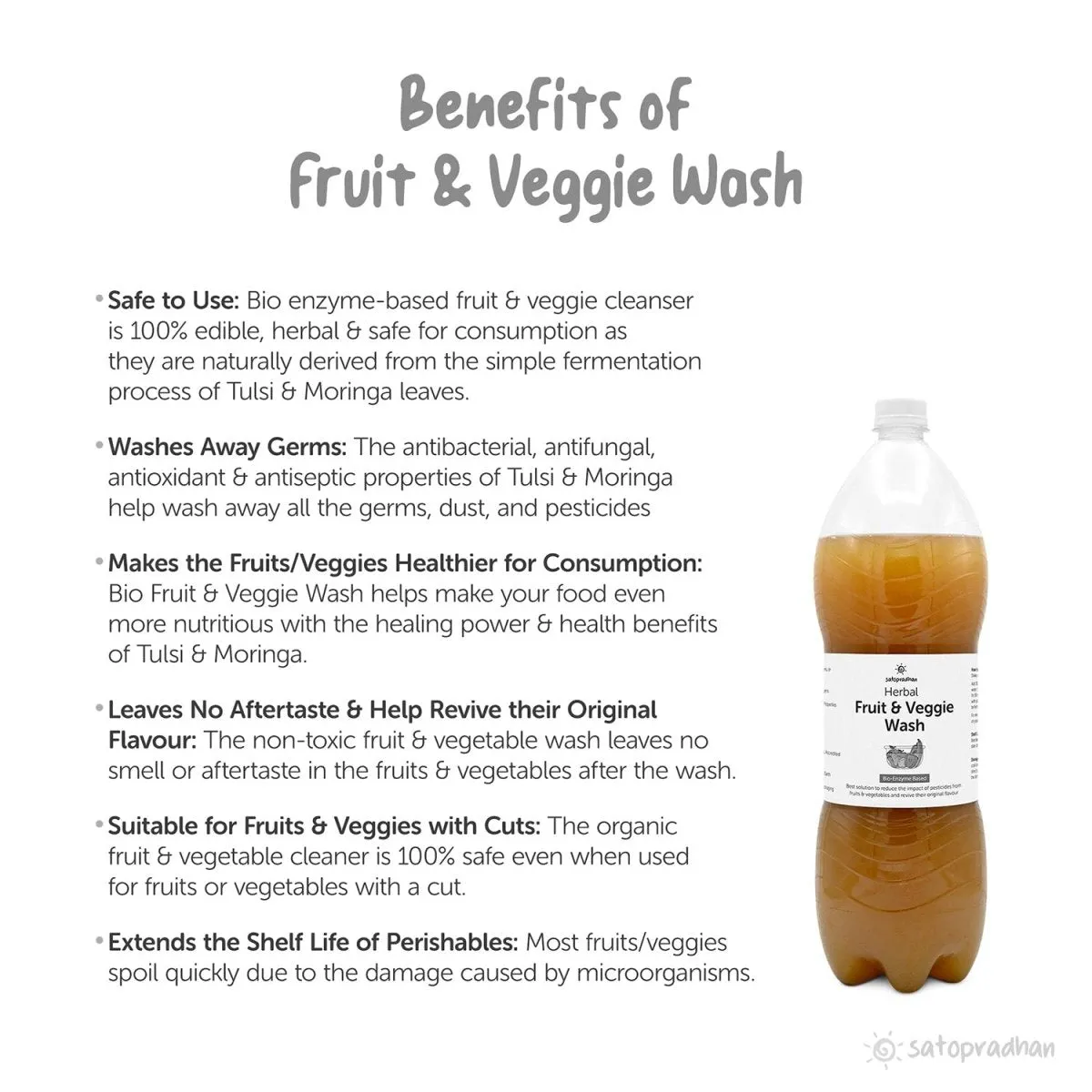 Herbal Fruit & Vegetable Wash - 750ml