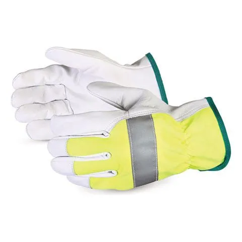 High-viz Endura Goat-Grain Driver Gloves (1 doz)