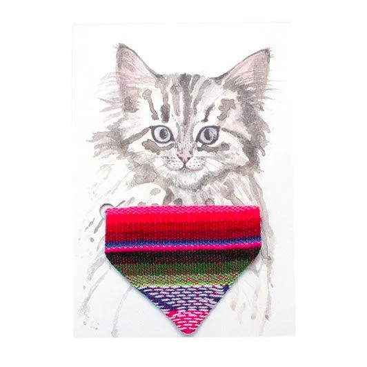 Inca Pink Cat Bandana