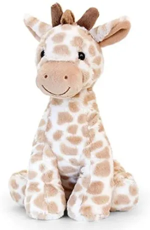 Keel Toys Nursery 26cm Snuggle Giraffe Natural, Cream & Brown