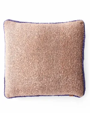 Kip & Co - Peach Fuzz Square Boucle Cushion