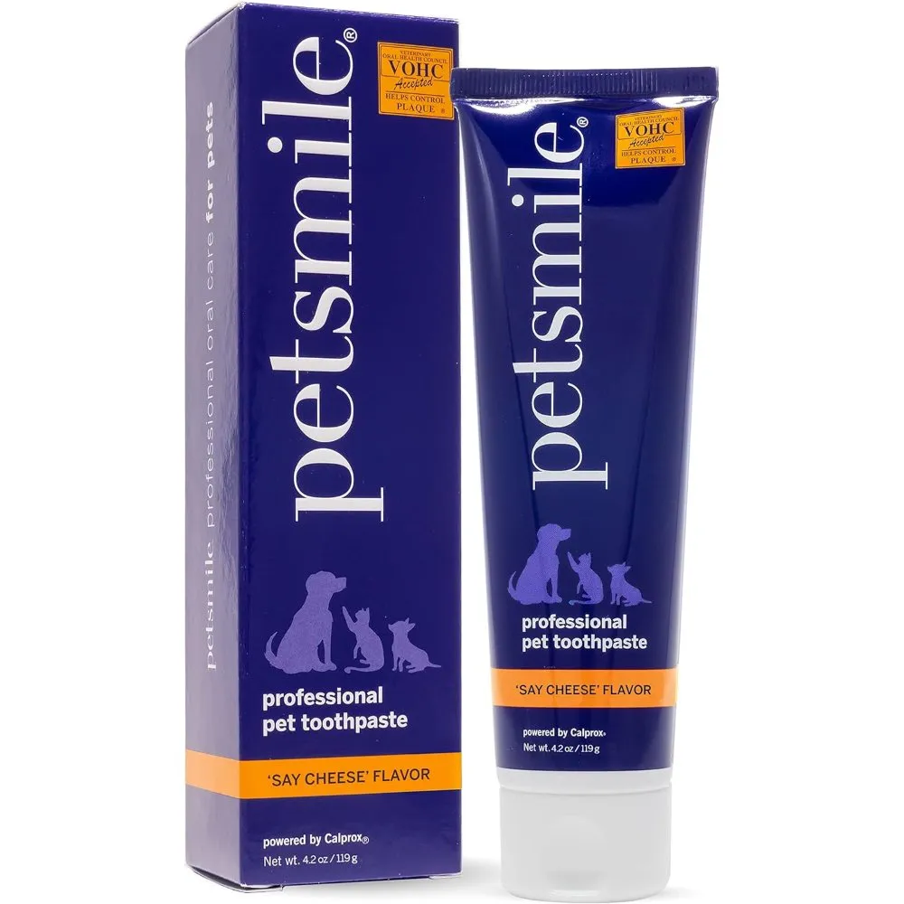 KOHE-VERSARY 10% OFF: Petsmile Professional Say Cheese Flavour Toothpaste For Cats & Dogs 4.2oz