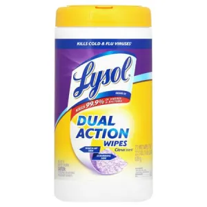 Lysol Dual Action Disinfecting Wipe(56 ct.)