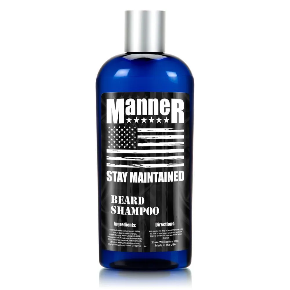 Manner Beard Shampoo and Beard Conditioner Combo