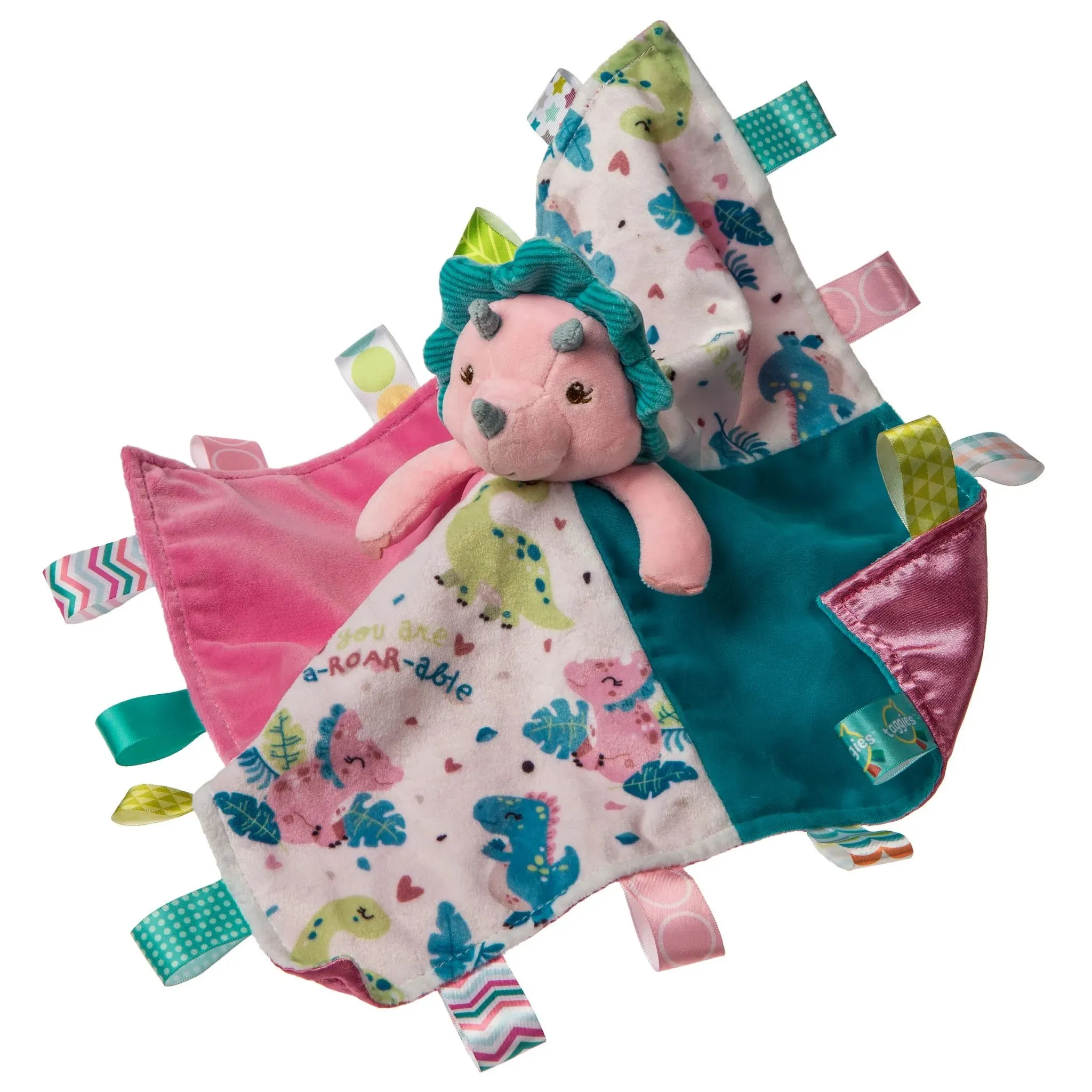 Mary Meyer Taggies Character Lovey Blanket / Aroar-a-saurus