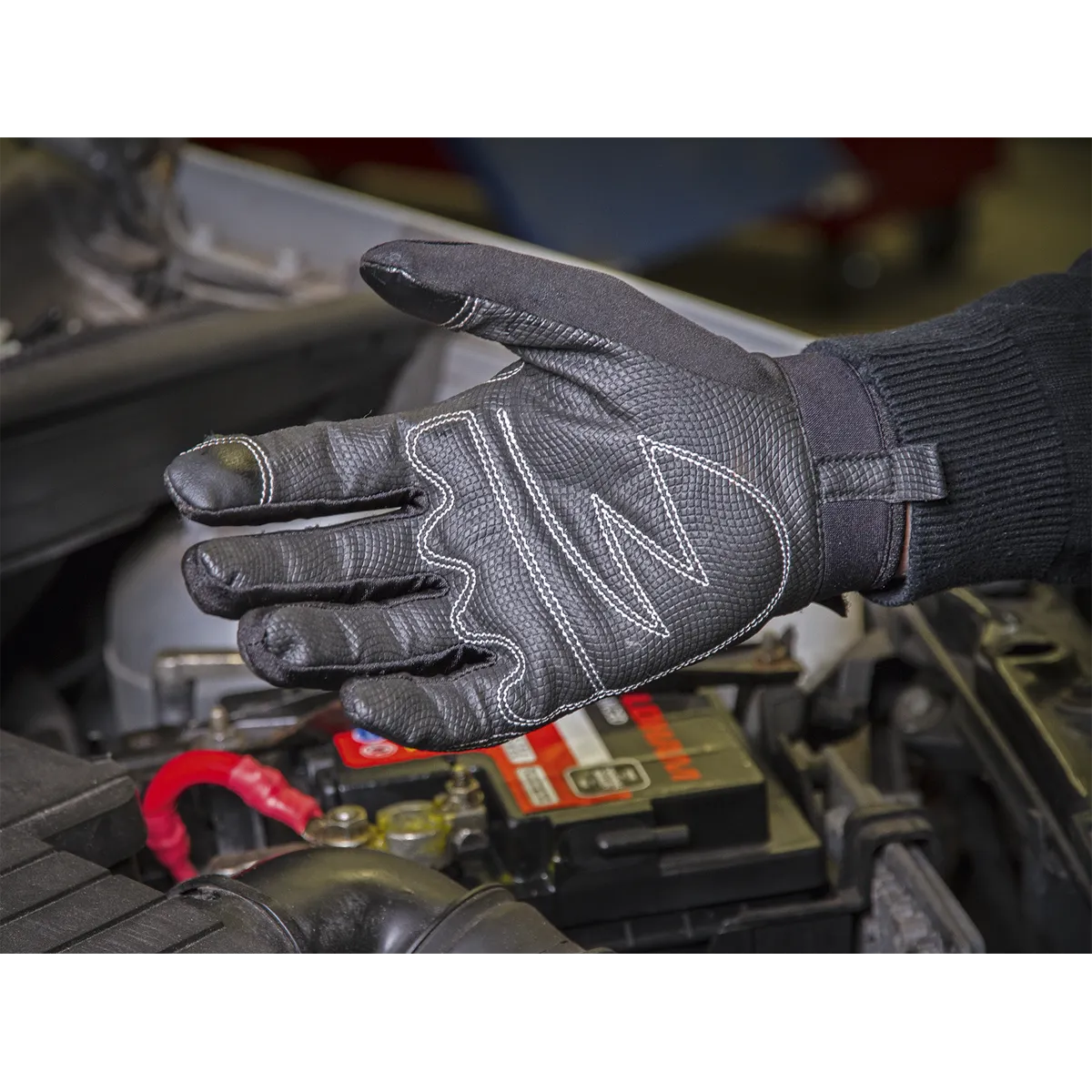 Mechanic's Gloves Light Palm Tactouch