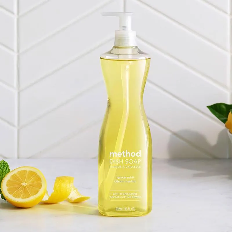 Method Lemon Mint Scent Liquid Dish Soap 18 oz 1 pk