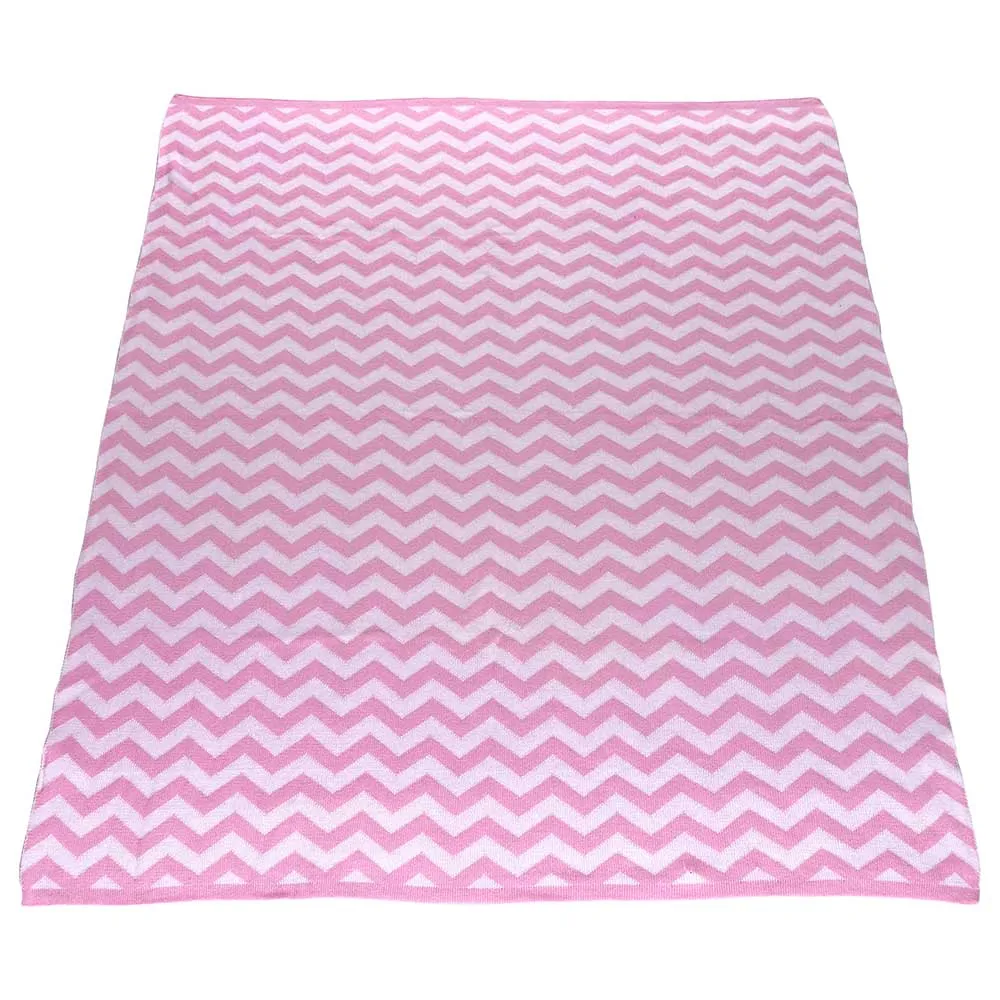 Moon - Soft Stretchy Knitted Cotton Swaddle 70x90cm (Pink)