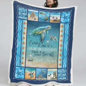 New Beginning Soft Sherpa Blanket