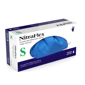 NitraFlex Powder Free Nitrile Exam Gloves Finger Textured