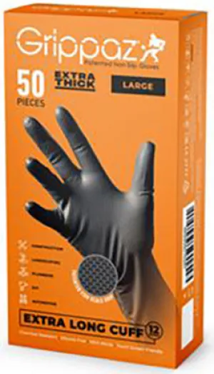 NITRILE GLOVE 50 CT 8 MIL X-LG BLACK