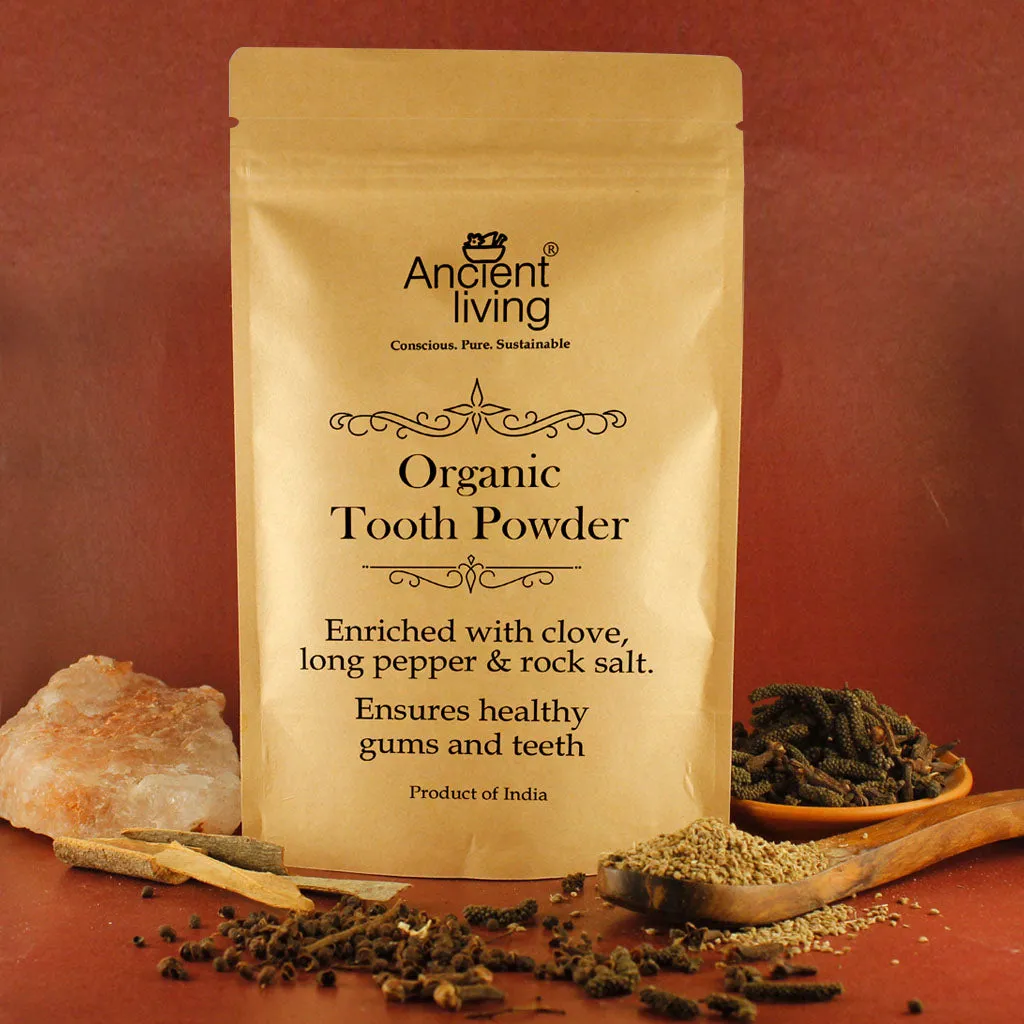 Organic Tooth Powder Pouch - Ancient Living