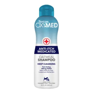 OxyMed Anti-Itch Medicated Oatmeal Shampoo for Dogs & Cats - 20 oz.