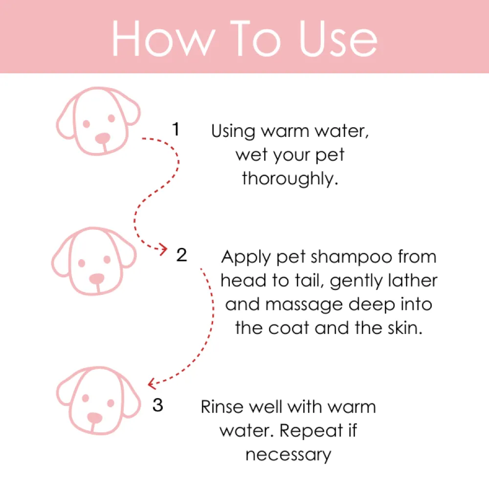 Pet And Parents Brightening Tearless Strawberry Shampoo for Dogs and Cats