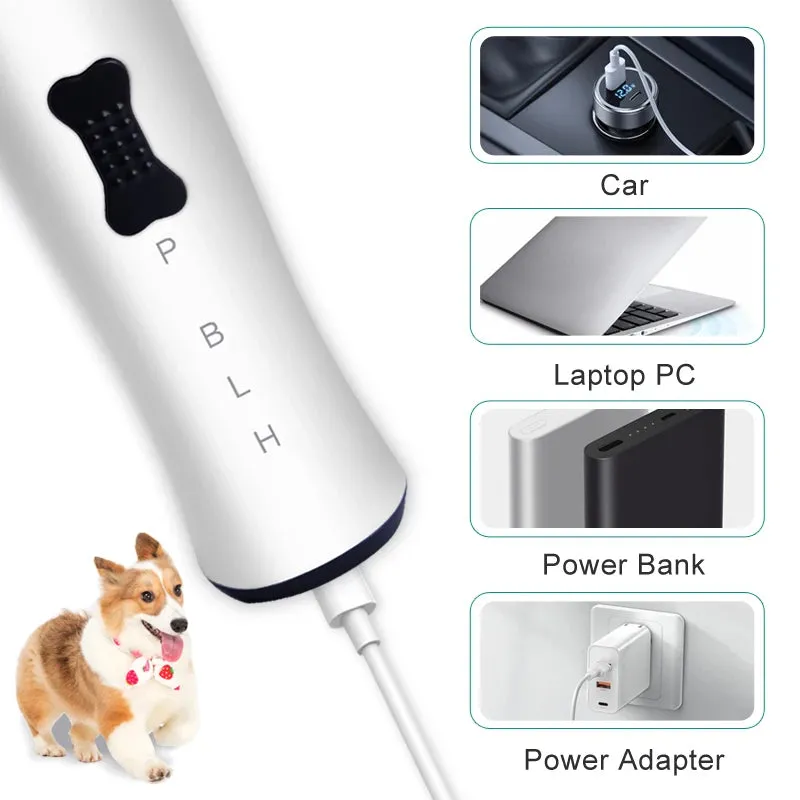 PetAffairs Rechargeable Painless Pet Nail Clippers