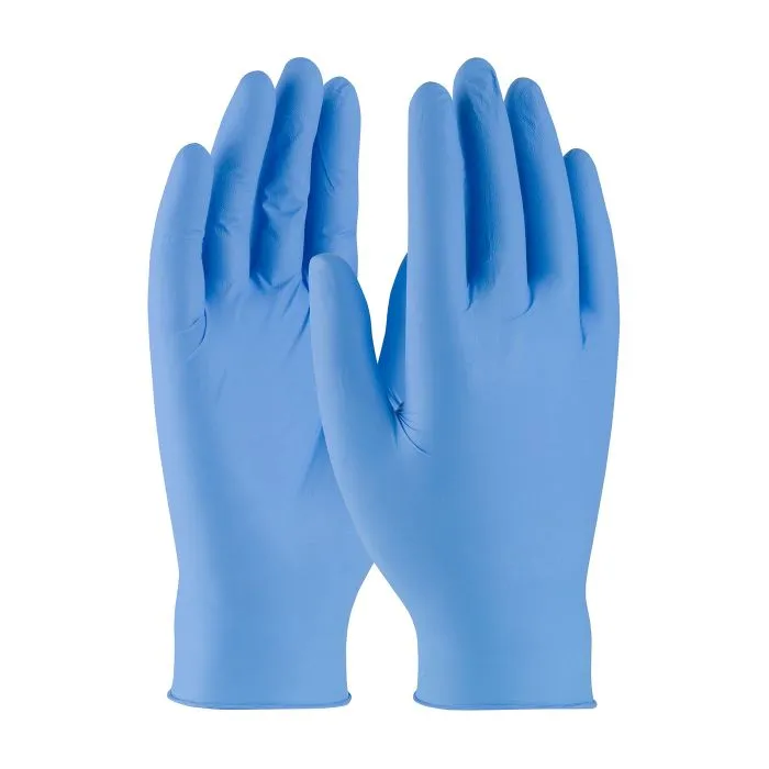 PIP Ambi-dex Octane 63-230PF/L 3 Mil Disposable Nitrile Glove, Powder Free with Textured Grip, Blue, Large, Box of 100