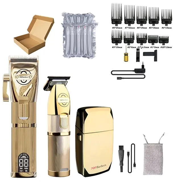 Pop Barbers P800 P700 P600 Hair Clipper Hair Trimmer for Men Professional Barber Hair Cutting Machine Finishing Haircut