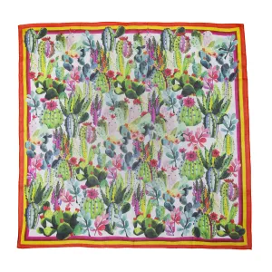 Primavera Italian Silk Chiffon Scarf