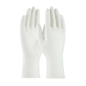 QRP Q095-2X Single Use Class 100 Cleanroom Nitrile Glove with Finger Textured Grip - 9.5"