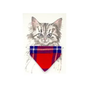 Shuka Red Cat Bandana