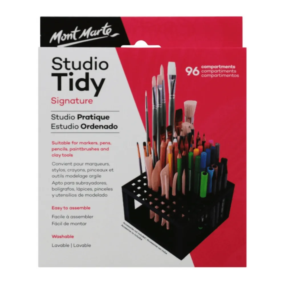 Studio Tidy Paint Brush Pencils Holder/Organizer Table Organizer Art